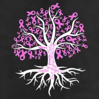 Breast Cancer Awareness Pink Ribbon Tree Trucker Hat