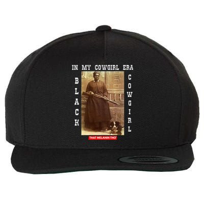 Black Cowgirls African American Black History Mary Fields Wool Snapback Cap