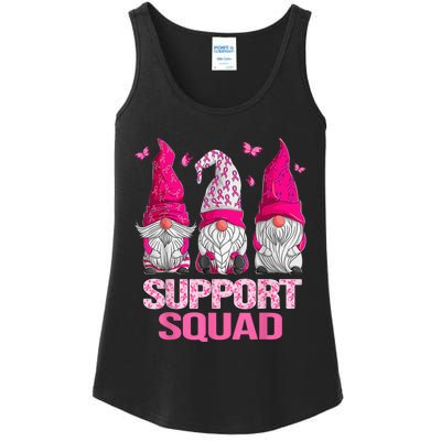 Breast Cancer Awareness Shirt For Wo Gnomes Support Squad Ladies Essential Tank