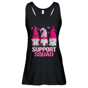 Breast Cancer Awareness Shirt For Wo Gnomes Support Squad Ladies Essential Flowy Tank