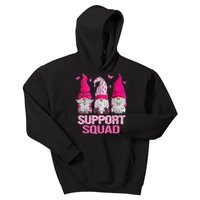 Breast Cancer Awareness Shirt For Wo Gnomes Support Squad Kids Hoodie