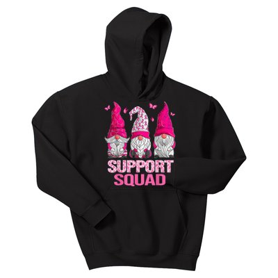 Breast Cancer Awareness Shirt For Wo Gnomes Support Squad Kids Hoodie