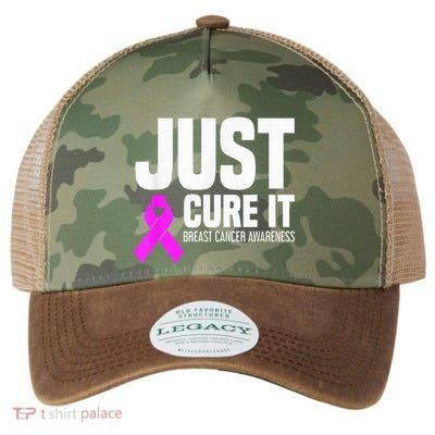 Breast Cancer Awareness - Just Cure It Legacy Tie Dye Trucker Hat