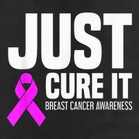 Breast Cancer Awareness - Just Cure It 7 Panel Mesh Trucker Snapback Hat