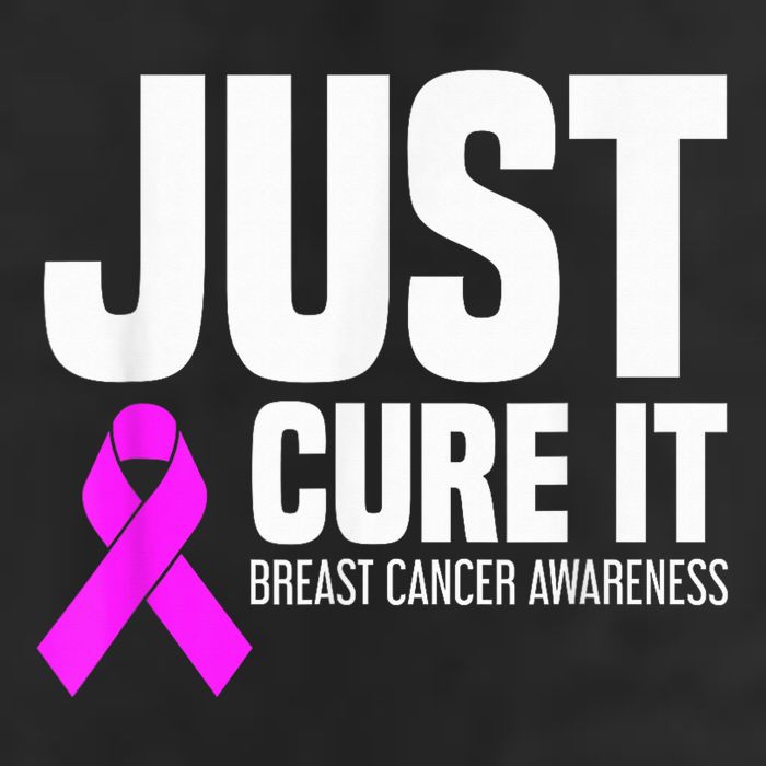 Breast Cancer Awareness - Just Cure It 7 Panel Mesh Trucker Snapback Hat