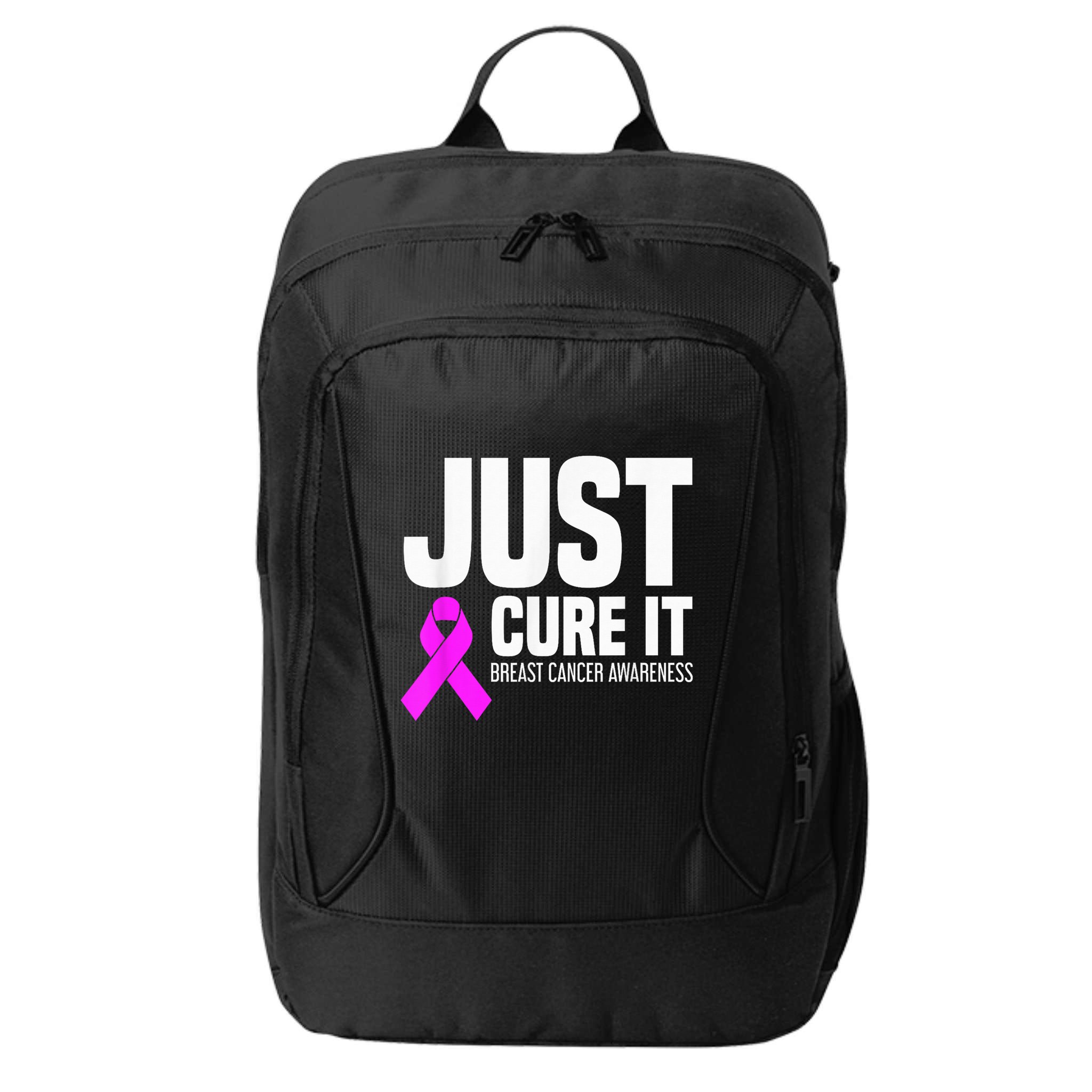 Breast Cancer Awareness - Just Cure It City Backpack