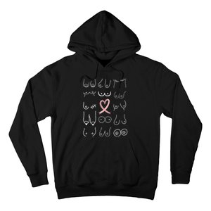 Breast Cancer Awareness Pink Ribbon Mastectomy Awareness Hoodie