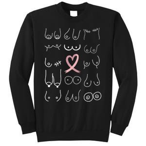 Breast Cancer Awareness Pink Ribbon Mastectomy Awareness Sweatshirt