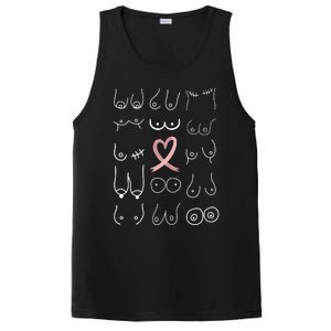 Breast Cancer Awareness Pink Ribbon Mastectomy Awareness PosiCharge Competitor Tank