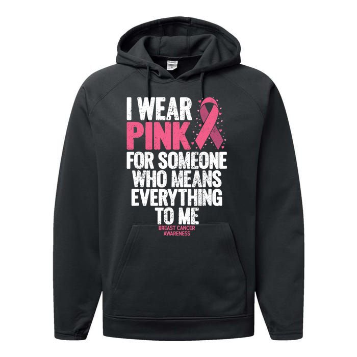 Breast Cancer Awareness Shirts For Family Breast Cancer Performance Fleece Hoodie