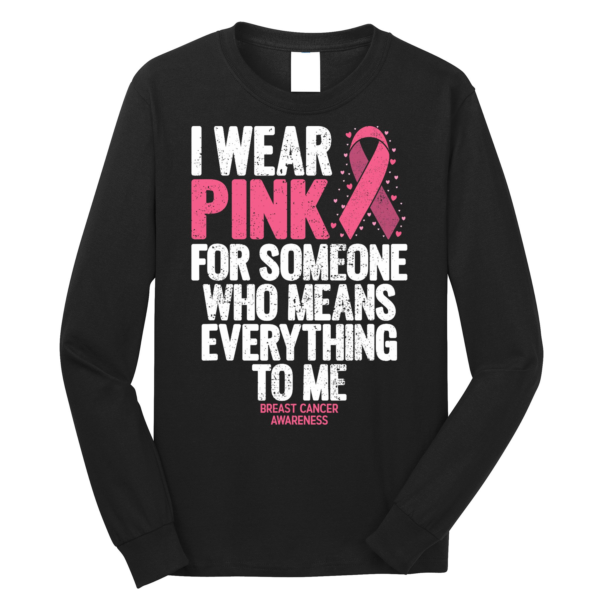 Breast Cancer Awareness Shirts For Family Breast Cancer Long Sleeve Shirt