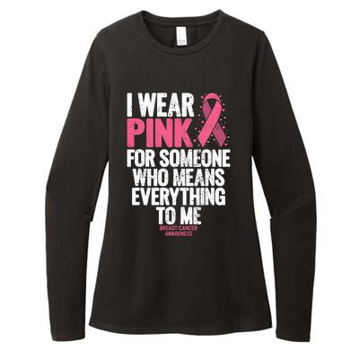 Breast Cancer Awareness Shirts For Family Breast Cancer Womens CVC Long Sleeve Shirt