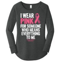 Breast Cancer Awareness Shirts For Family Breast Cancer Women's Perfect Tri Tunic Long Sleeve Shirt