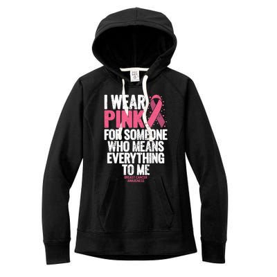 Breast Cancer Awareness Shirts For Family Breast Cancer Women's Fleece Hoodie