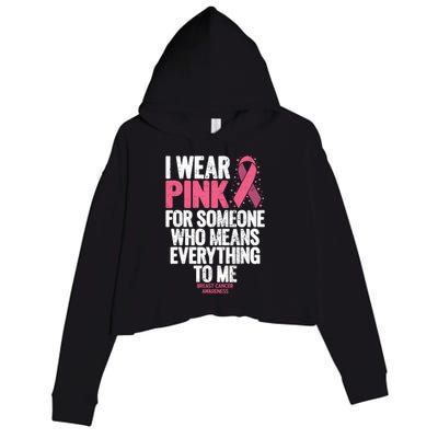 Breast Cancer Awareness Shirts For Family Breast Cancer Crop Fleece Hoodie