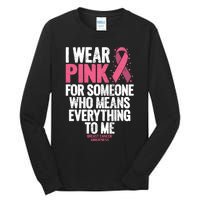 Breast Cancer Awareness Shirts For Family Breast Cancer Tall Long Sleeve T-Shirt