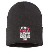 Breast Cancer Awareness Shirts For Family Breast Cancer Sustainable Knit Beanie