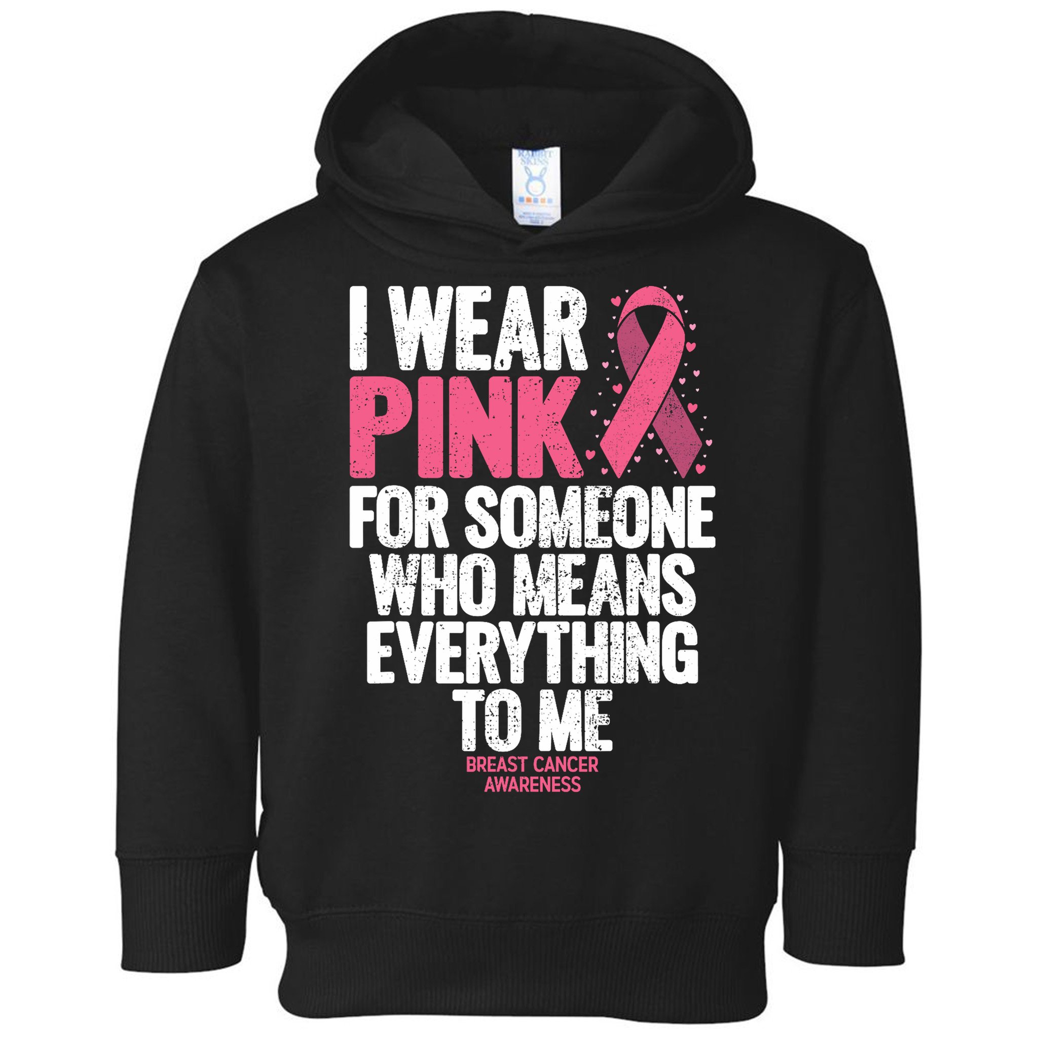 Breast Cancer Awareness Shirts For Family Breast Cancer Toddler Hoodie