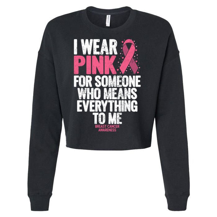 Breast Cancer Awareness Shirts For Family Breast Cancer Cropped Pullover Crew