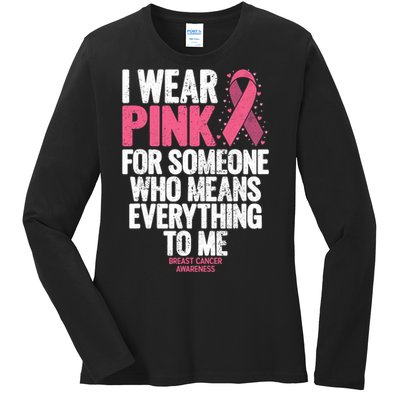 Breast Cancer Awareness Shirts For Family Breast Cancer Ladies Long Sleeve Shirt