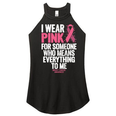 Breast Cancer Awareness Shirts For Family Breast Cancer Women's Perfect Tri Rocker Tank