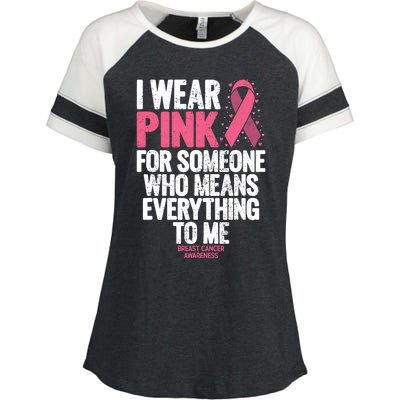 Breast Cancer Awareness Shirts For Family Breast Cancer Enza Ladies Jersey Colorblock Tee