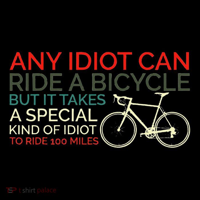 Bike Cyclist Any Idiot Can Ride A Bicycle Funny Sustainable Bucket Hat
