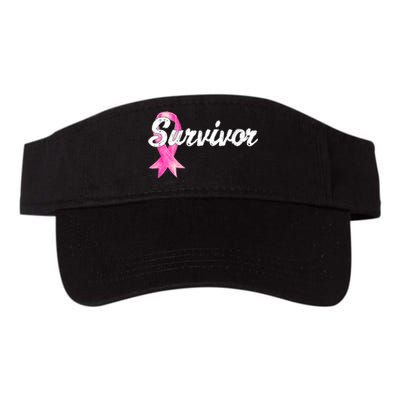 Breast Cancer Awareness Survivor Mom Wife Mama Gift Valucap Bio-Washed Visor