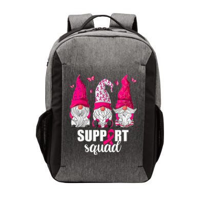 Breast Cancer Awareness For Gnomes Support Squad Vector Backpack