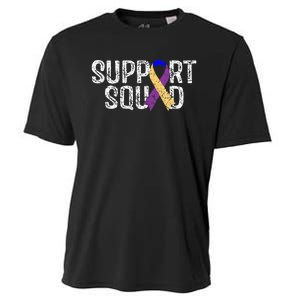 Bladder Cancer Awareness Support Squad Cooling Performance Crew T-Shirt