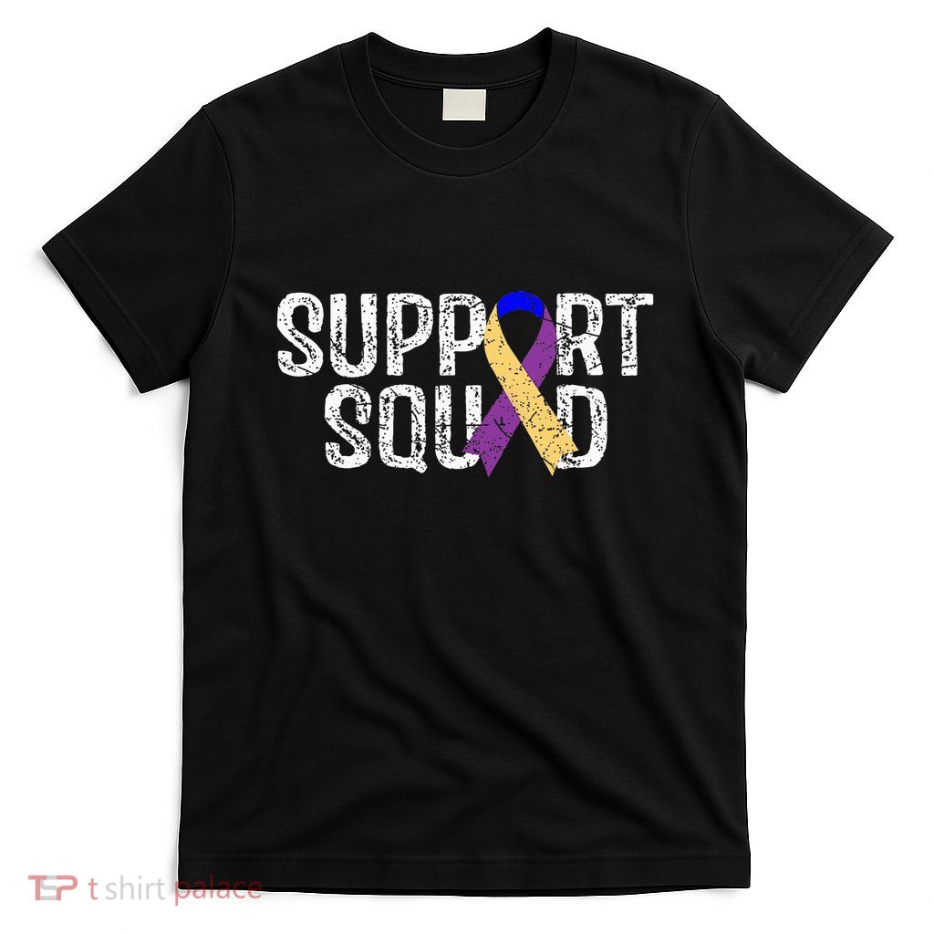 Bladder Cancer Awareness Support Squad T-Shirt