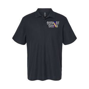 Bladder Cancer Awareness Support Squad Softstyle Adult Sport Polo