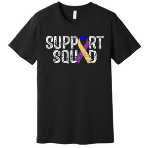 Bladder Cancer Awareness Support Squad Premium T-Shirt