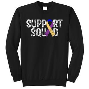 Bladder Cancer Awareness Support Squad Tall Sweatshirt