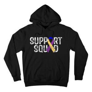 Bladder Cancer Awareness Support Squad Tall Hoodie