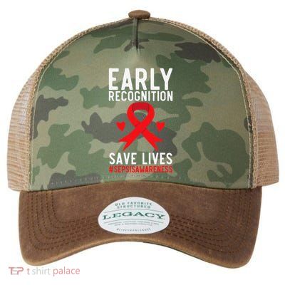 Blood Cancer Awareness Leukemia Lymphoma Myeloma Red Ribbon Gift Legacy Tie Dye Trucker Hat