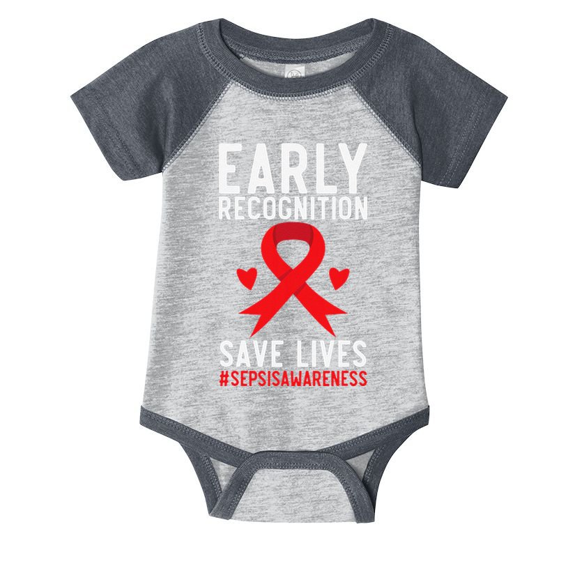 Blood Cancer Awareness Leukemia Lymphoma Myeloma Red Ribbon Gift Infant Baby Jersey Bodysuit