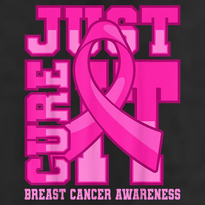 Breast Cancer Awareness Just Cure It 7 Panel Mesh Trucker Snapback Hat