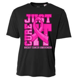 Breast Cancer Awareness Just Cure It Cooling Performance Crew T-Shirt