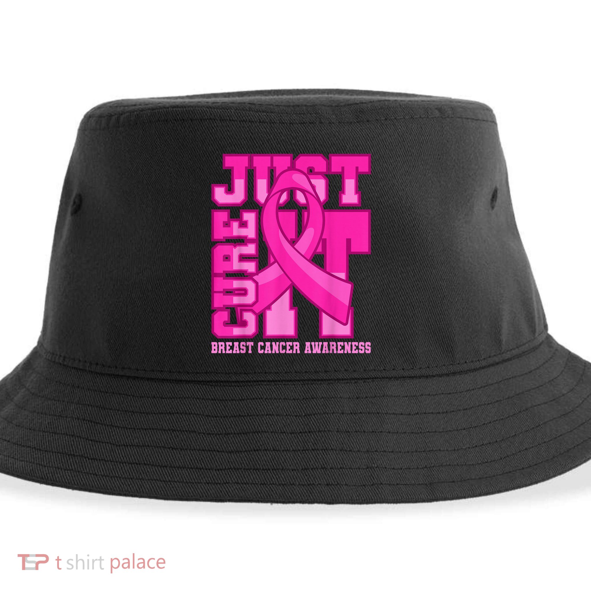 Breast Cancer Awareness Just Cure It Sustainable Bucket Hat