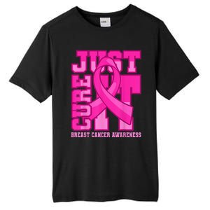 Breast Cancer Awareness Just Cure It Tall Fusion ChromaSoft Performance T-Shirt