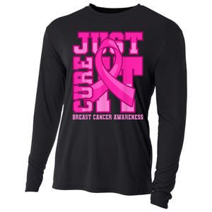 Breast Cancer Awareness Just Cure It Cooling Performance Long Sleeve Crew