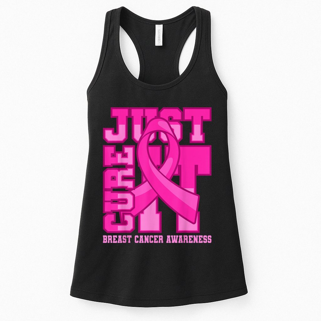 Breast Cancer Awareness Just Cure It Womens Tank Top