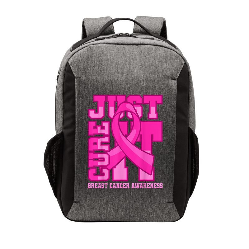 Breast Cancer Awareness Just Cure It Vector Backpack