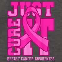 Breast Cancer Awareness Just Cure It Vector Backpack