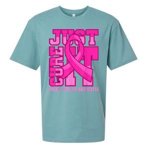 Breast Cancer Awareness Just Cure It Sueded Cloud Jersey T-Shirt