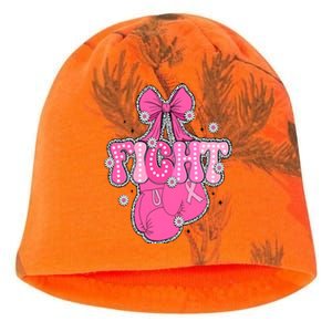 Breast Cancer Awareness Boxing Glove Kati - Camo Knit Beanie