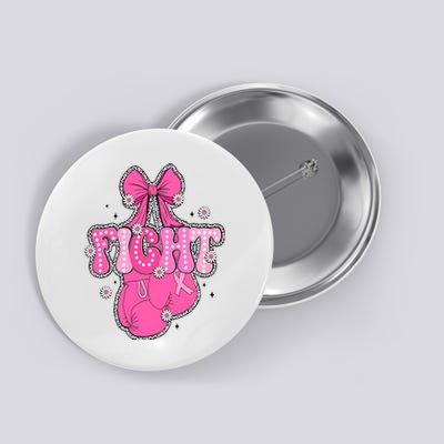 Breast Cancer Awareness Boxing Glove Button