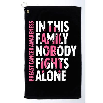 Breast Cancer Awareness Family Support Squad Breast Cancer Golf Towel