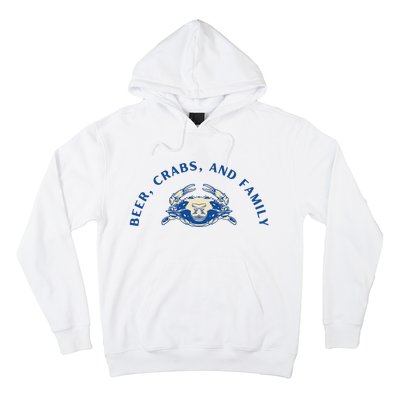 Beer Crabs And Family Hoodie